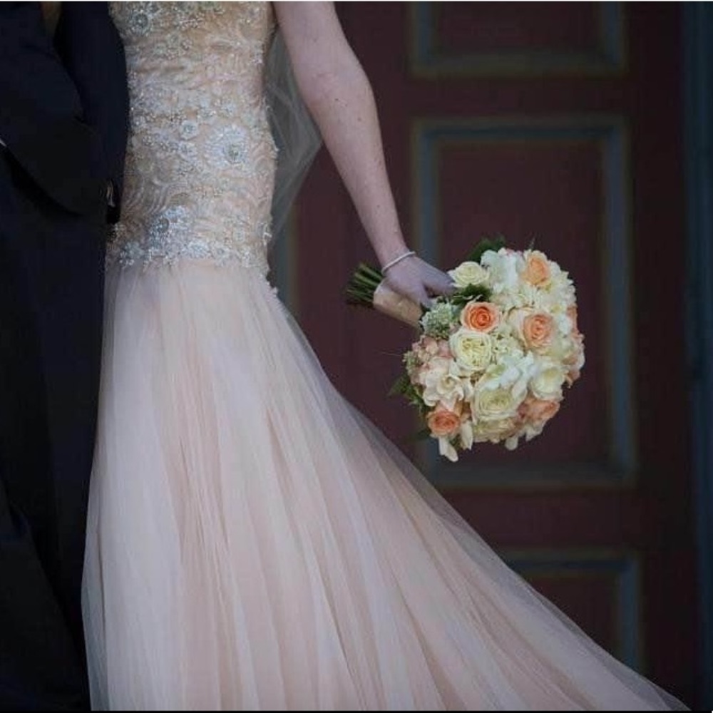 WToo by Watters Hera Dress Size 8 w/ Extra Length